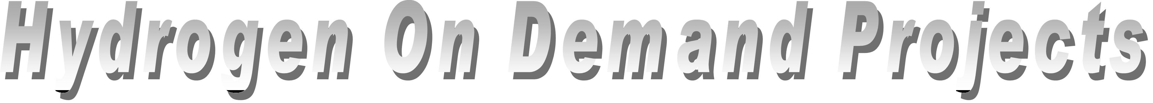 Hydrogen On Demand Projects